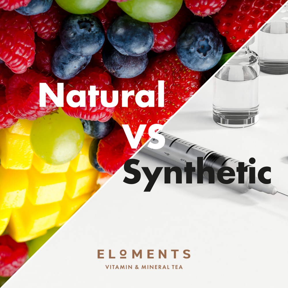What is the difference between synthetic and natural vitamins?